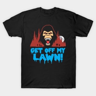 Grumpy Bigfoot Get Off My Lawn T-Shirt